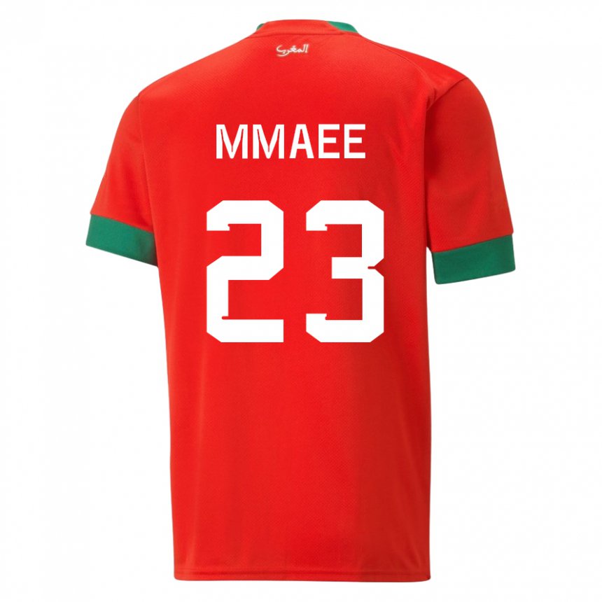 Criança Camisola Marroquina Ryan Mmaee #23 Vermelho Principal 22-24 Camisa