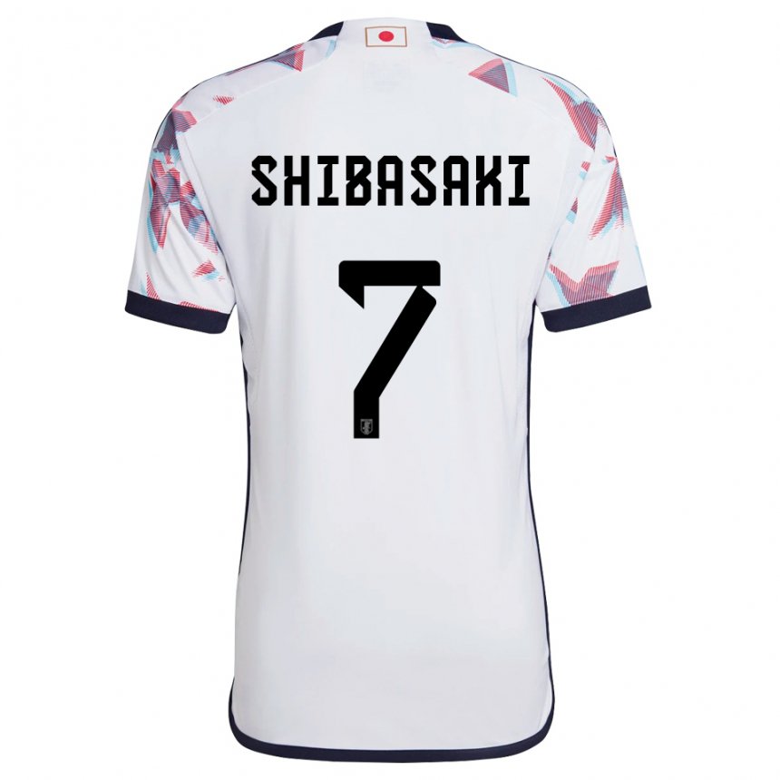 Criança Camisola Japonesa Gaku Shibasaki #7 Branco Alternativa 22-24 Camisa