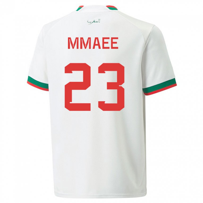 Criança Camisola Marroquina Ryan Mmaee #23 Branco Alternativa 22-24 Camisa