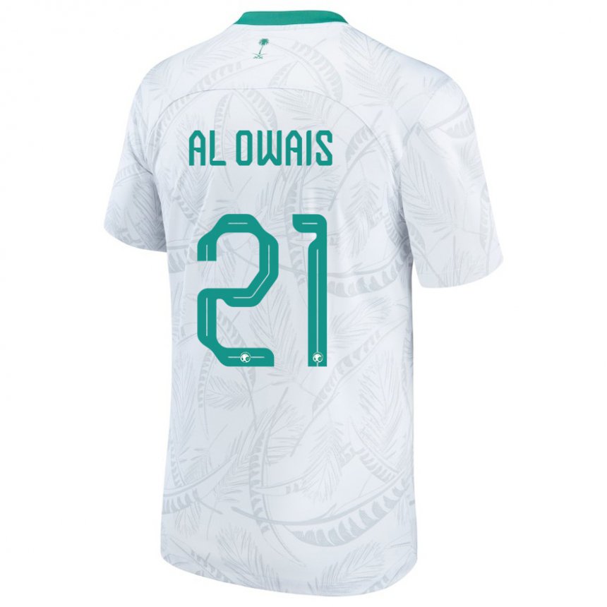 Homem Camisola Saudita Mohammed Al Owais #21 Branco Principal 22-24 Camisa