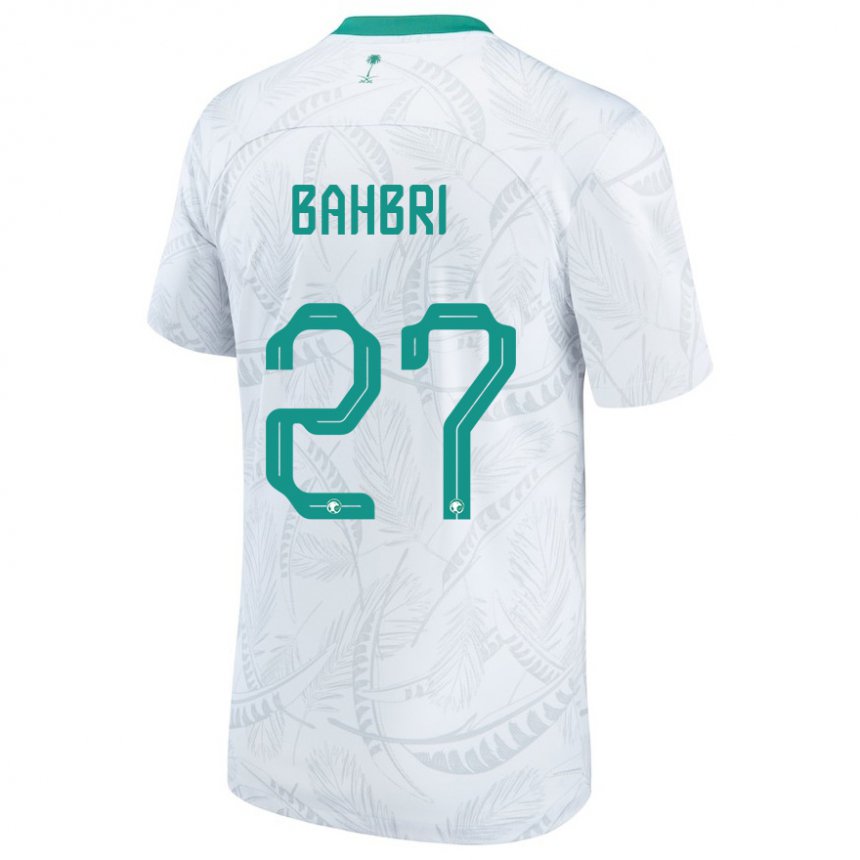 Homem Camisola Saudita Hatan Bahbri #27 Branco Principal 22-24 Camisa