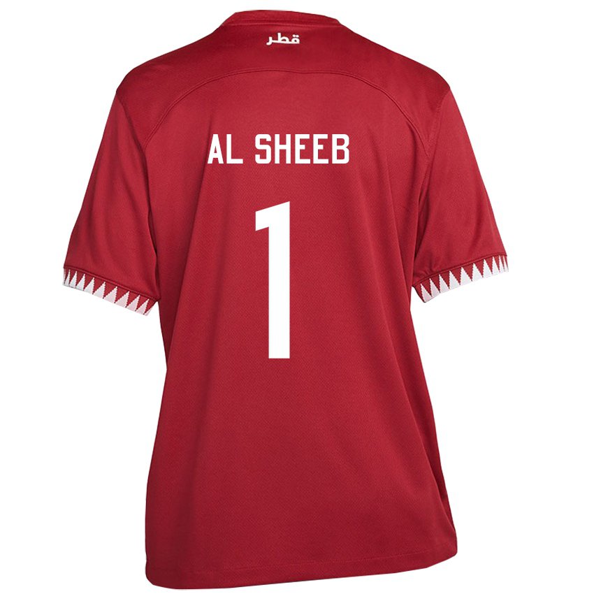 Homem Camisola Catari Saad Al Sheeb #1 Castanho Principal 22-24 Camisa
