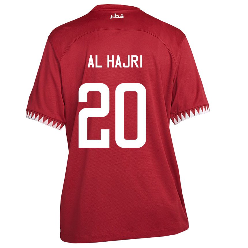 Homem Camisola Catari Salem Al Hajri #20 Castanho Principal 22-24 Camisa