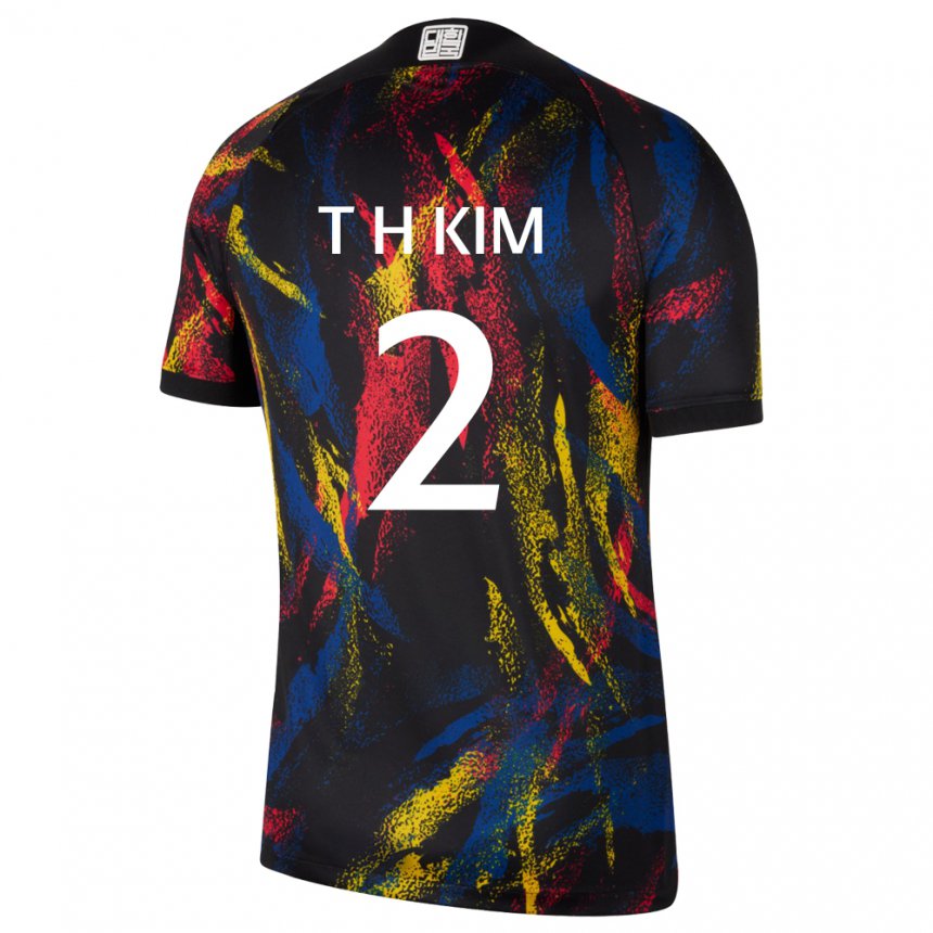 Homem Camisola Sul‑coreana Tae-hwan Kim #2 Multicolorido Alternativa 22-24 Camisa