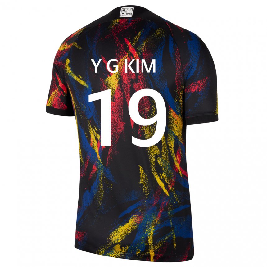 Homem Camisola Sul‑coreana Young-gwon Kim #19 Multicolorido Alternativa 22-24 Camisa