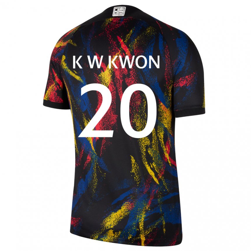 Homem Camisola Sul‑coreana Kyung-won Kwon #20 Multicolorido Alternativa 22-24 Camisa