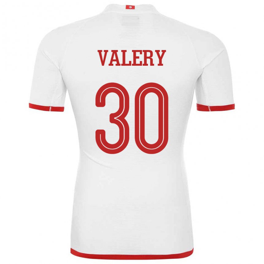 Homem Camisola Tunisiana Yann Valery #30 Branco Alternativa 22-24 Camisa