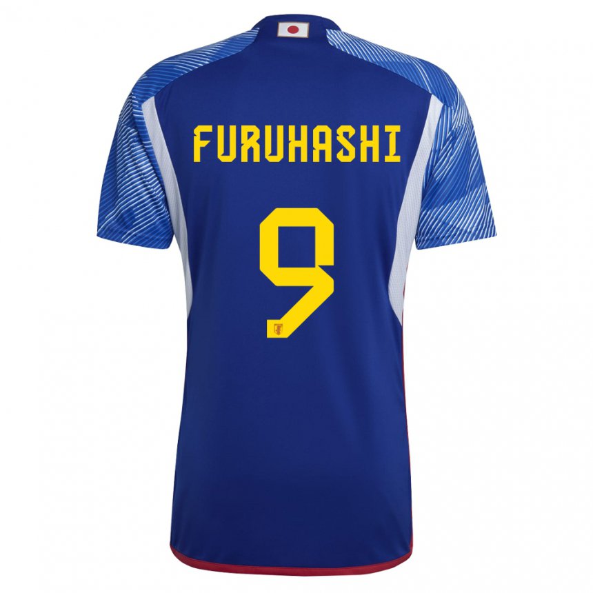 Mulher Camisola Japonesa Kyogo Furuhashi #9 Azul Real Principal 22-24 Camisa