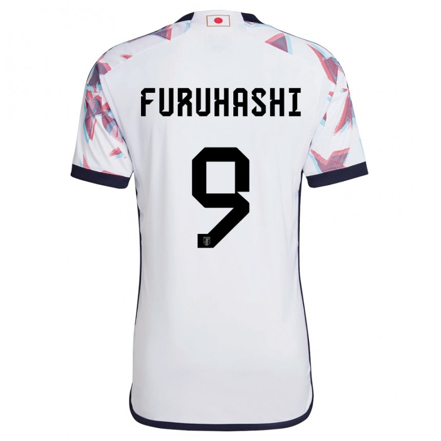 Mulher Camisola Japonesa Kyogo Furuhashi #9 Branco Alternativa 22-24 Camisa