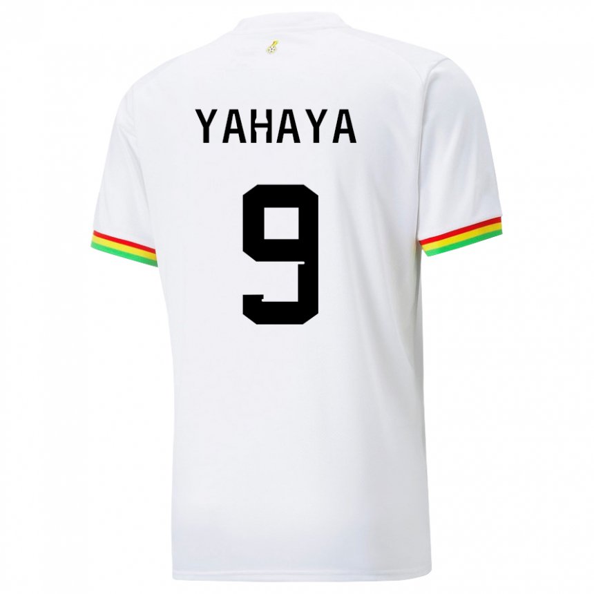 Criança Camisola Ganesa Mohammed Yahaya #9 Branco Principal 22-24 Camisa