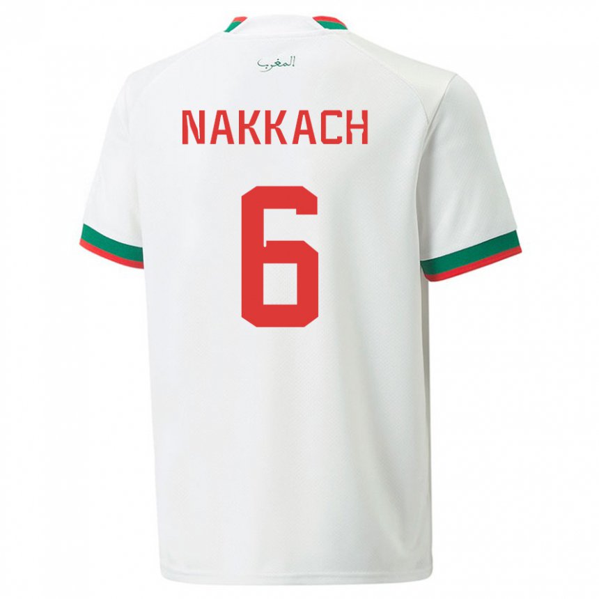 Criança Camisola Marroquina Elodie Nakkach #6 Branco Alternativa 22-24 Camisa