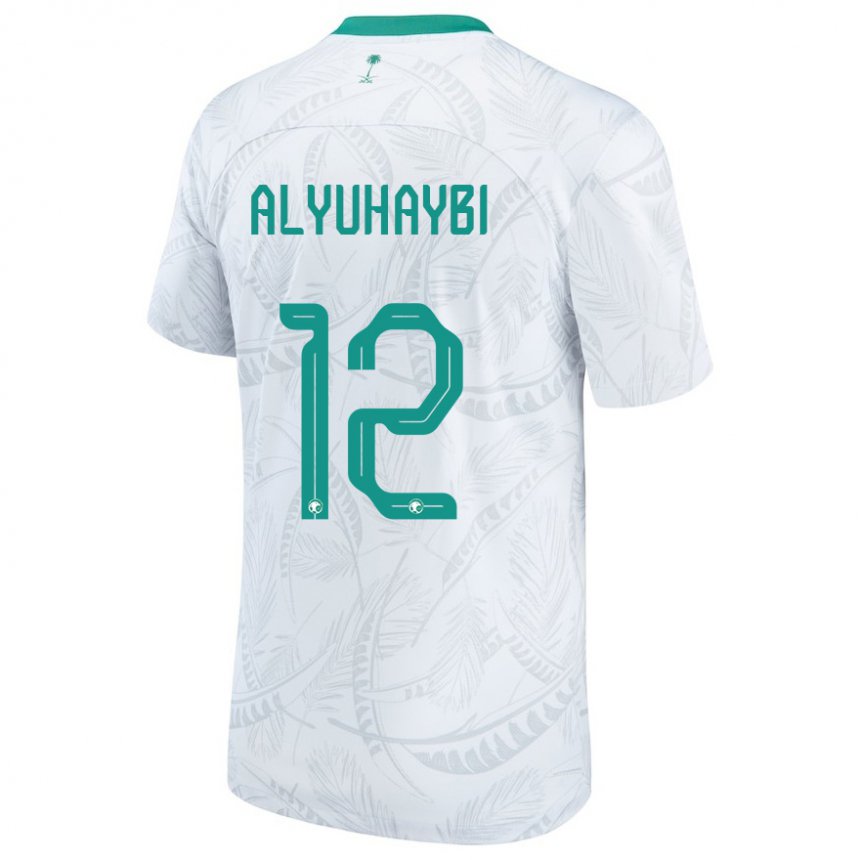 Homem Camisola Saudita Ammar Alyuhaybi #12 Branco Principal 22-24 Camisa