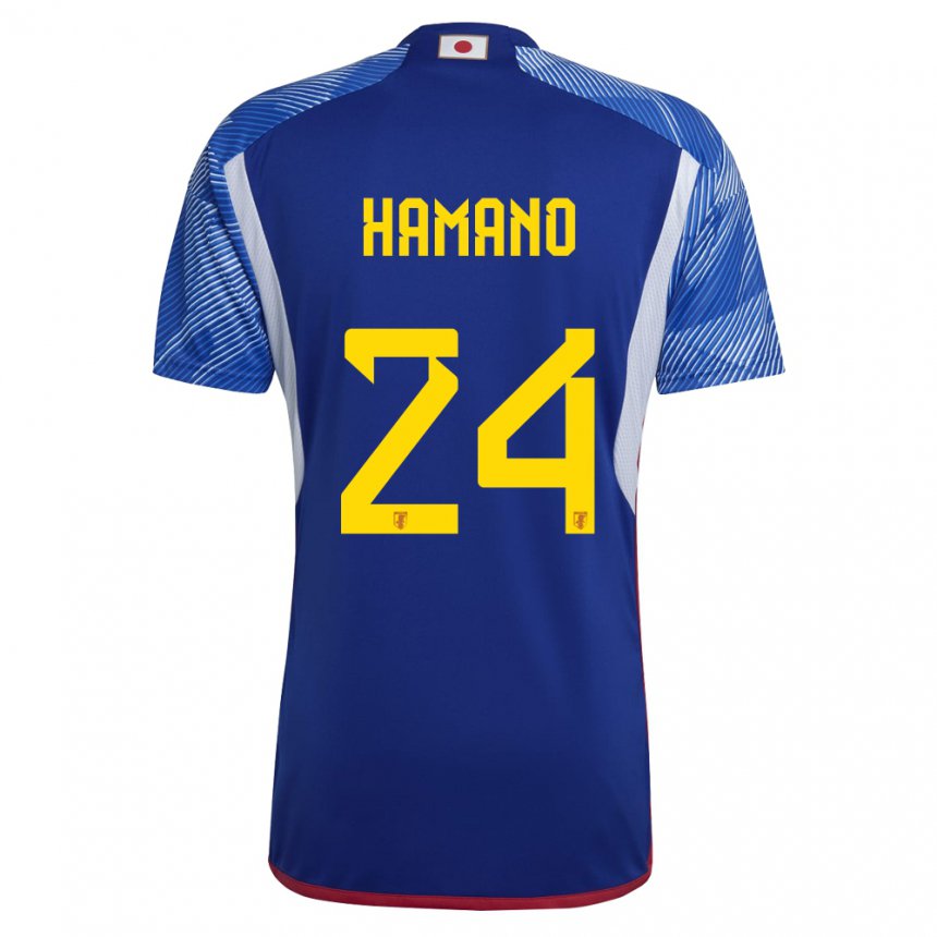 Homem Camisola Japonesa Maika Hamano #24 Azul Real Principal 22-24 Camisa