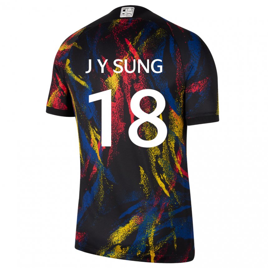 Homem Camisola Sul‑coreana Sung Jin Young #18 Multicolorido Alternativa 22-24 Camisa