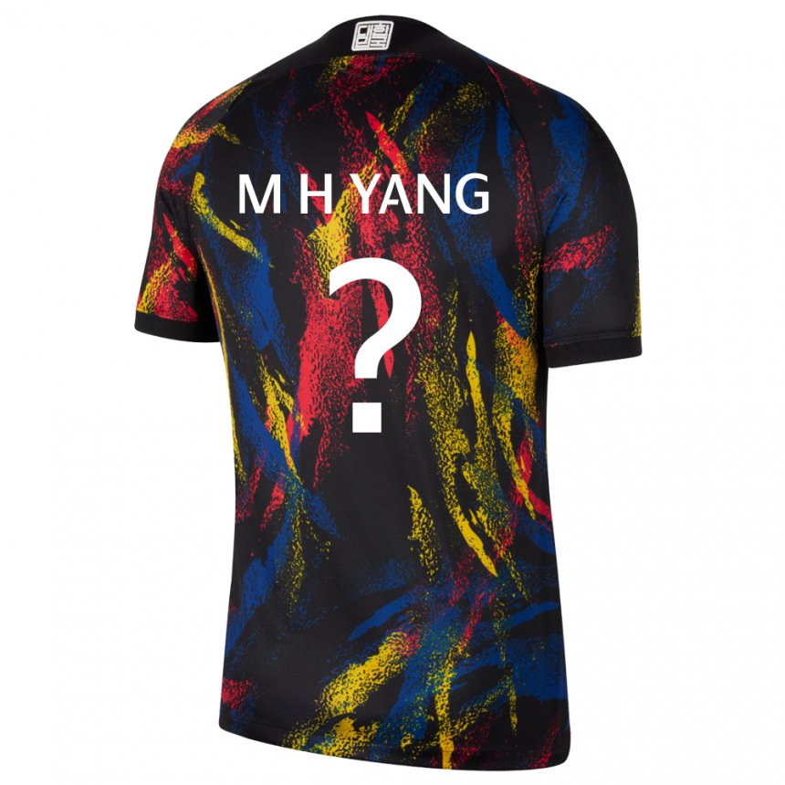 Homem Camisola Sul‑coreana Yang Min Hyuk #0 Multicolorido Alternativa 22-24 Camisa