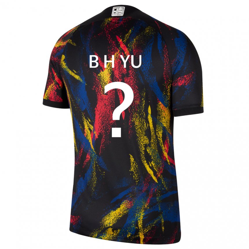 Homem Camisola Sul‑coreana Yu Byeong Heon #0 Multicolorido Alternativa 22-24 Camisa