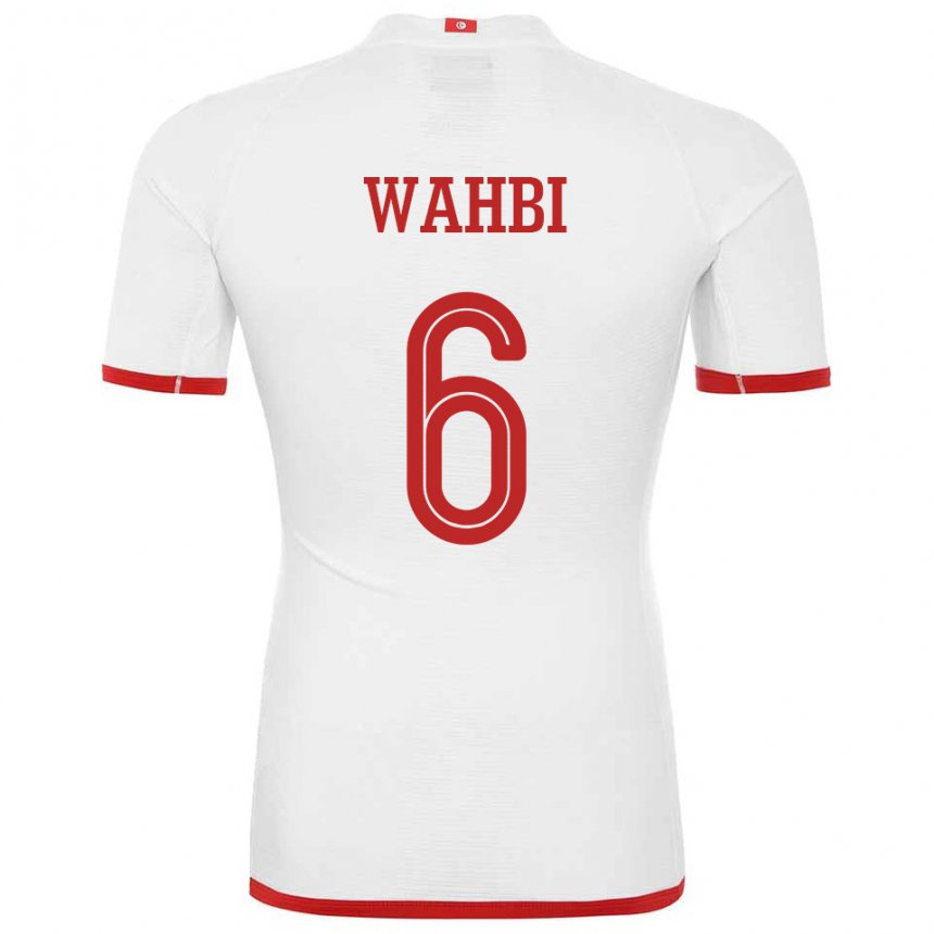 Homem Camisola Tunisiana Gaith Wahbi #6 Branco Alternativa 22-24 Camisa