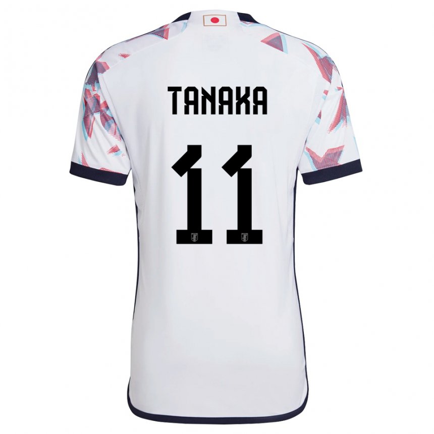 Homem Camisola Japonesa Mina Tanaka #11 Branco Alternativa 22-24 Camisa