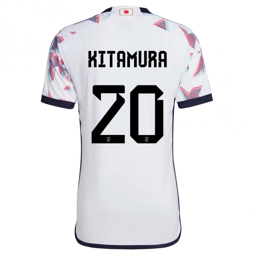Homem Camisola Japonesa Nanami Kitamura #20 Branco Alternativa 22-24 Camisa