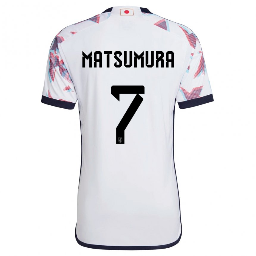 Homem Camisola Japonesa Kosuke Matsumura #7 Branco Alternativa 22-24 Camisa