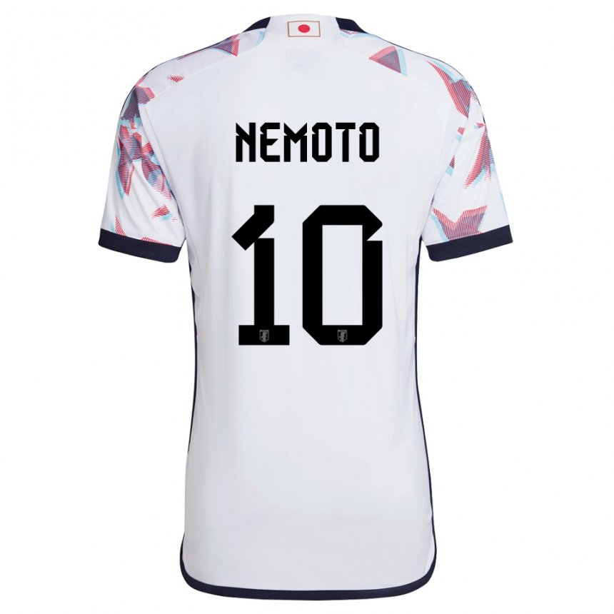 Homem Camisola Japonesa Kotaro Nemoto #10 Branco Alternativa 22-24 Camisa