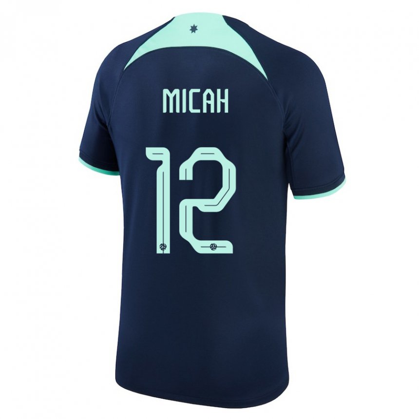 Mulher Camisola Australiana Teagan Micah #12 Azul Escuro Alternativa 22-24 Camisa