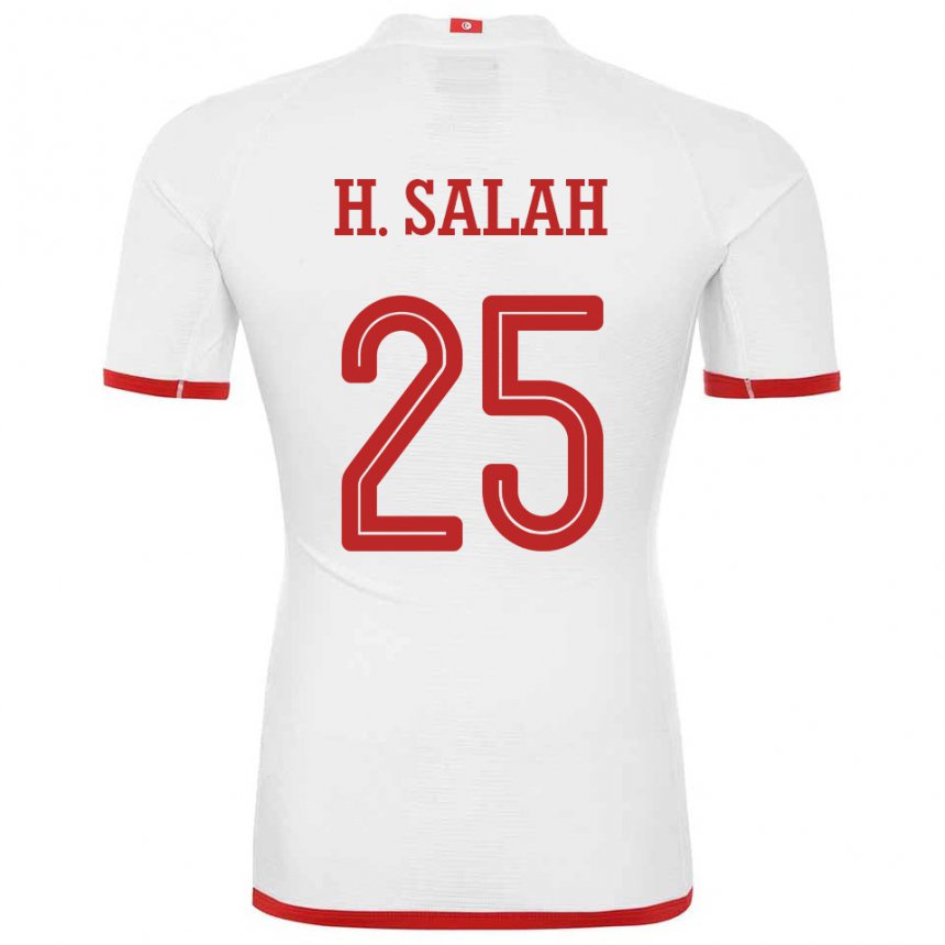 Mulher Camisola Tunisiana Heni Ben Salah #25 Branco Alternativa 22-24 Camisa