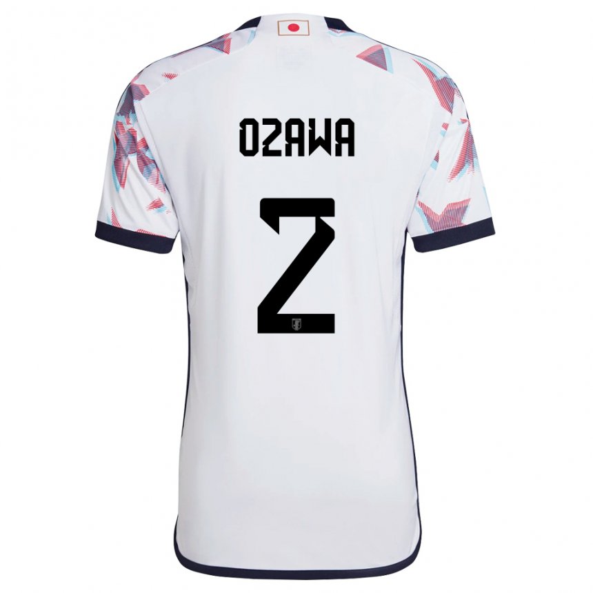 Mulher Camisola Japonesa Haruki Ozawa #2 Branco Alternativa 22-24 Camisa