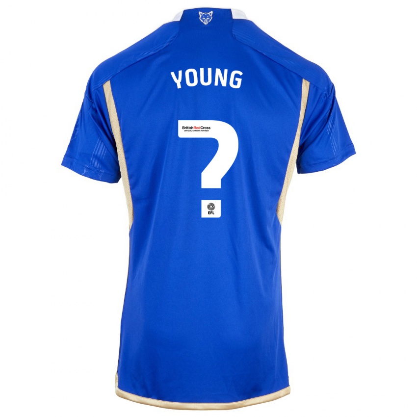Criança Camisola Brad Young #1 Azul Principal 2023/24 Camisa