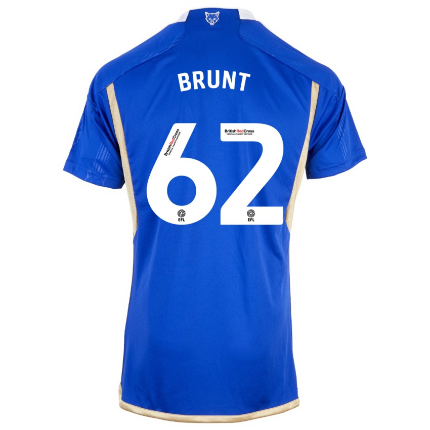 Criança Camisola Lewis Brunt #62 Azul Principal 2023/24 Camisa