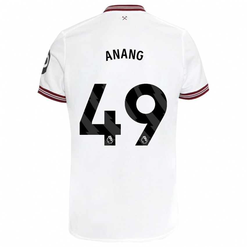 Criança Camisola Joseph Anang #49 Branco Alternativa 2023/24 Camisa