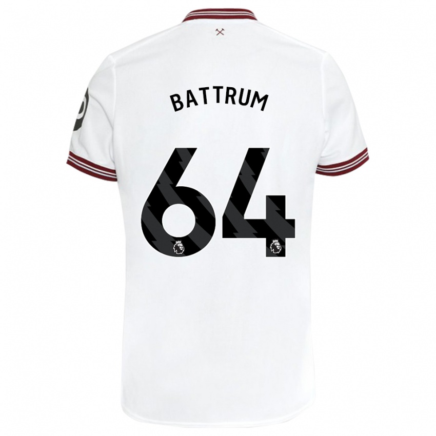 Criança Camisola Ryan Battrum #64 Branco Alternativa 2023/24 Camisa