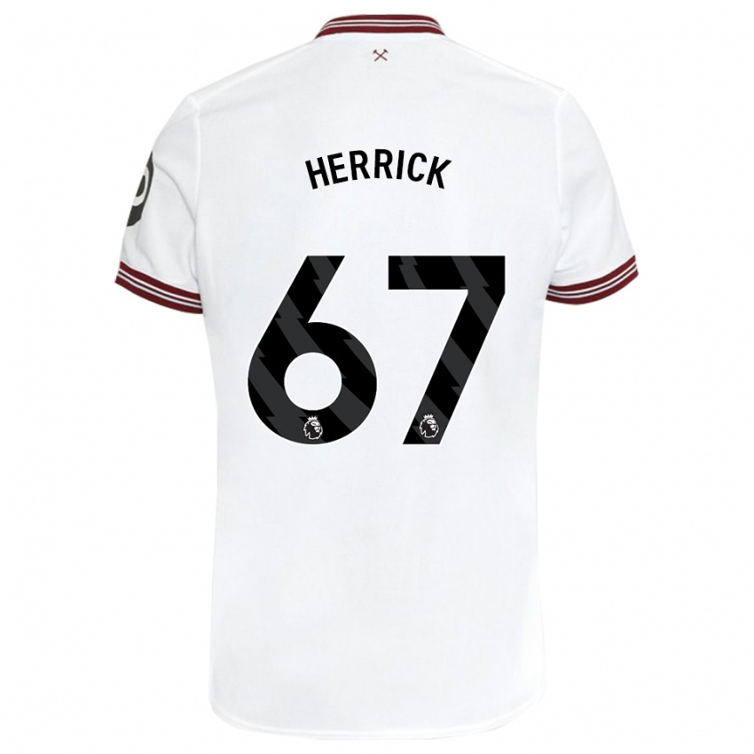 Criança Camisola Finlay Herrick #67 Branco Alternativa 2023/24 Camisa