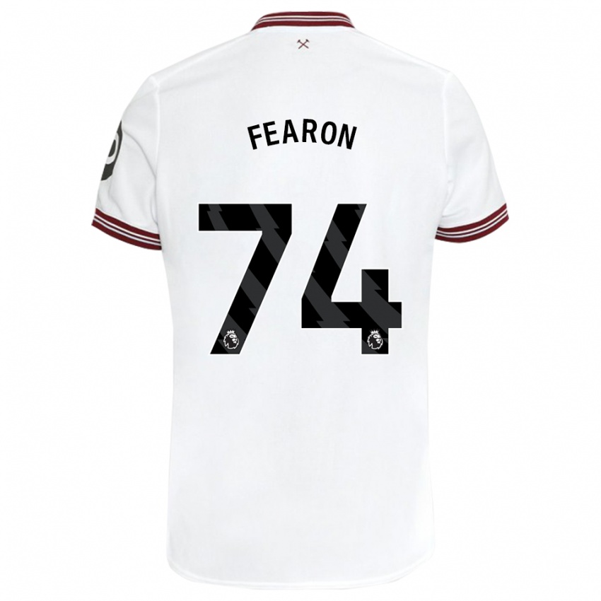 Criança Camisola Preston Fearon #74 Branco Alternativa 2023/24 Camisa