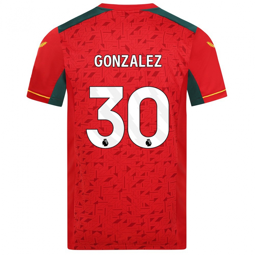 Criança Camisola Enso González #30 Vermelho Alternativa 2023/24 Camisa