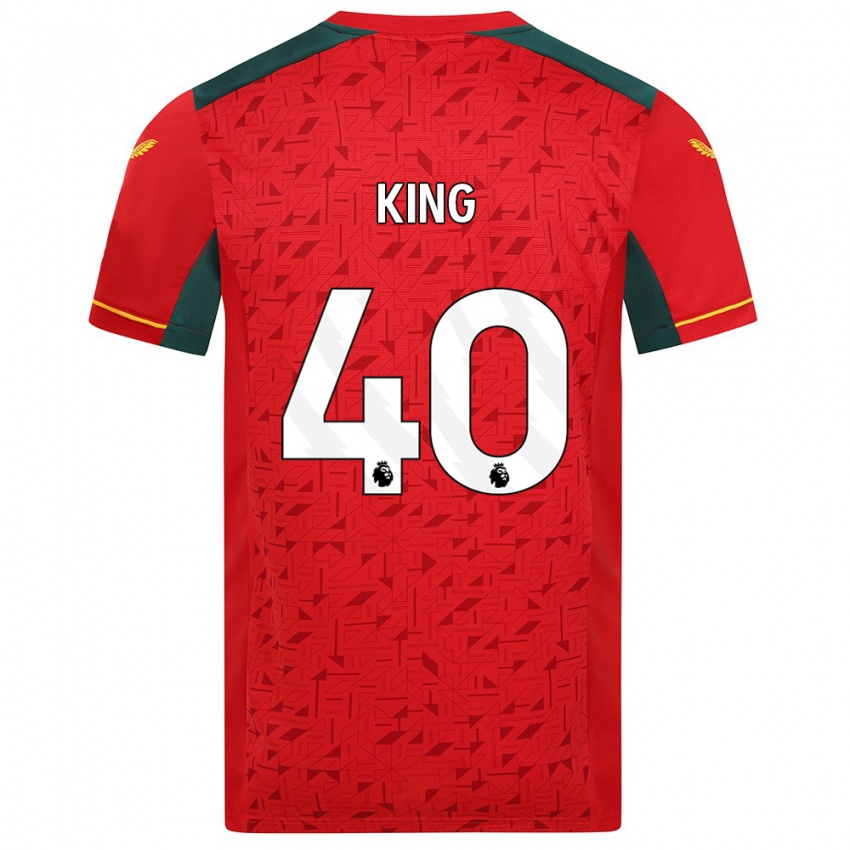 Criança Camisola Tom King #40 Vermelho Alternativa 2023/24 Camisa