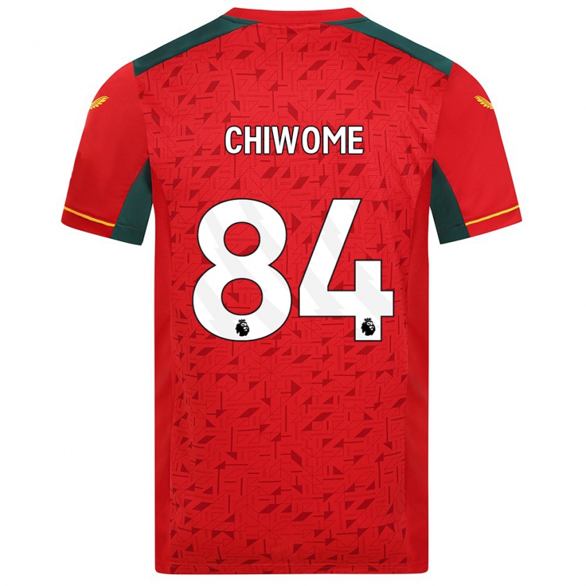 Criança Camisola Leon Chiwome #84 Vermelho Alternativa 2023/24 Camisa