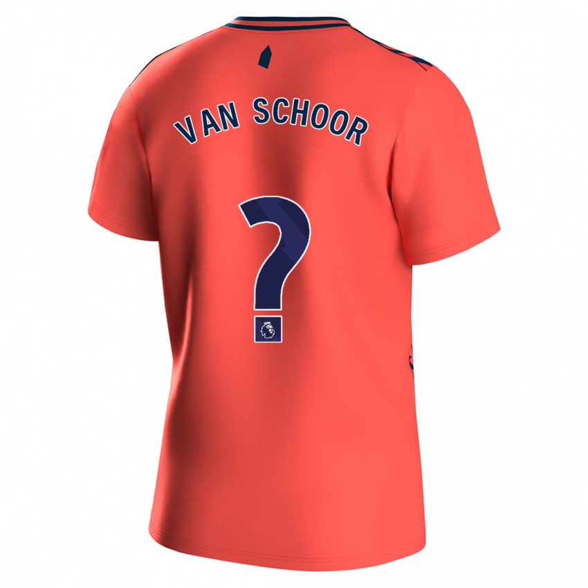 Criança Camisola Joshua Van Schoor #0 Corais Alternativa 2023/24 Camisa