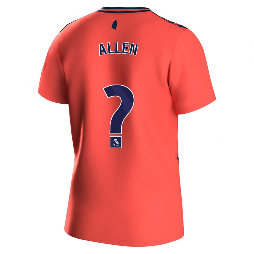 Criança Camisola Arian Allen #0 Corais Alternativa 2023/24 Camisa