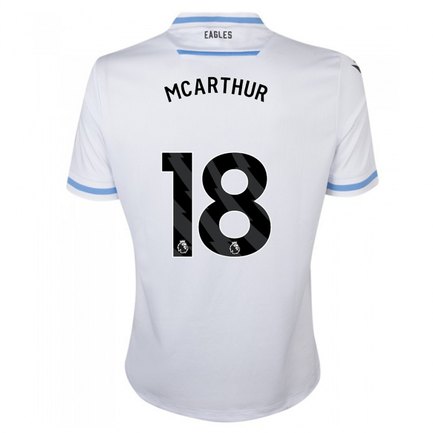 Criança Camisola James Mcarthur #18 Branco Alternativa 2023/24 Camisa