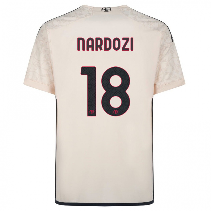 Criança Camisola Manuel Nardozi #18 Esbranquiçado Alternativa 2023/24 Camisa