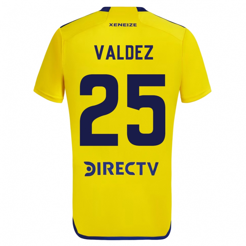 Criança Camisola Bruno Valdez #25 Amarelo Alternativa 2023/24 Camisa