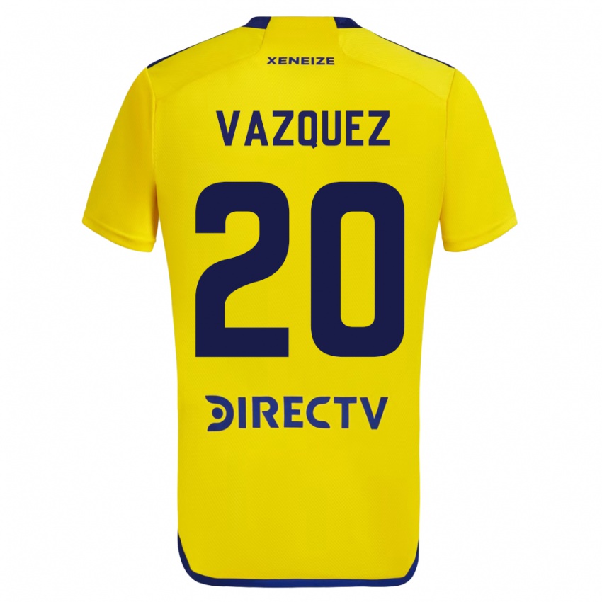 Criança Camisola Constanza Vazquez #20 Amarelo Alternativa 2023/24 Camisa