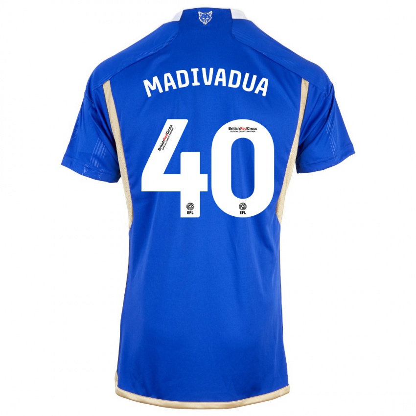 Homem Camisola Wanya Marcal Madivadua #40 Azul Real Principal 2023/24 Camisa