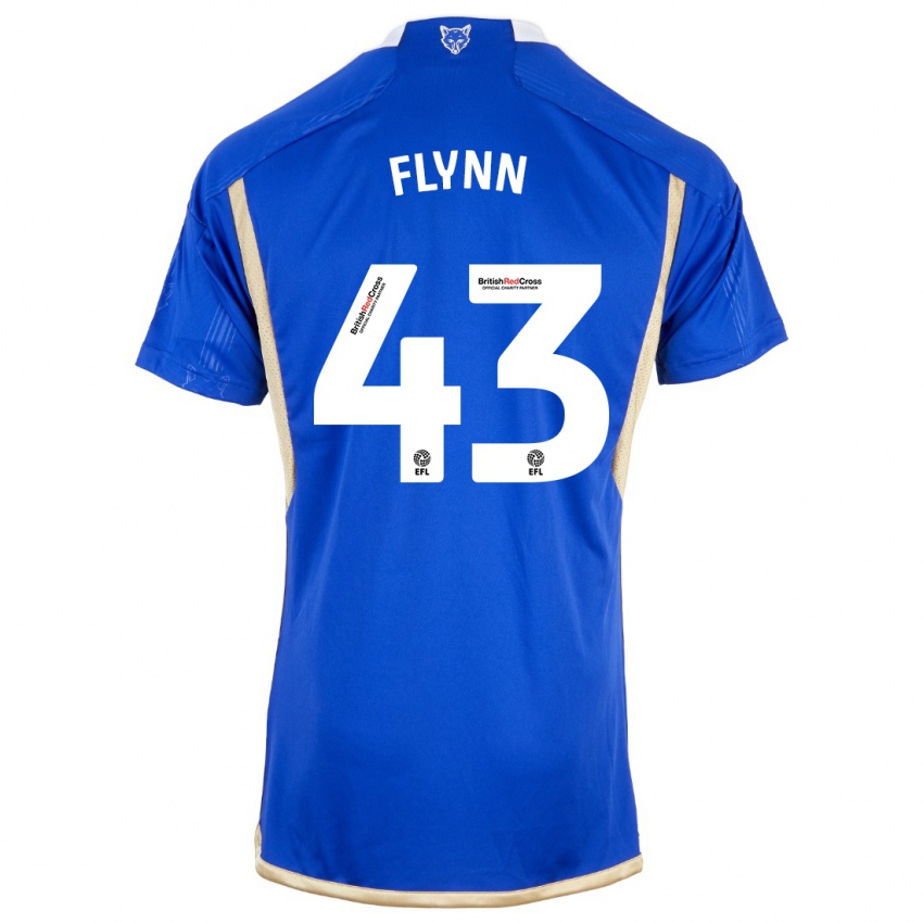 Homem Camisola Shane Flynn #43 Azul Real Principal 2023/24 Camisa