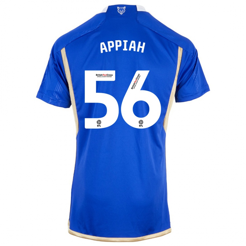 Homem Camisola Paul Appiah #56 Azul Real Principal 2023/24 Camisa