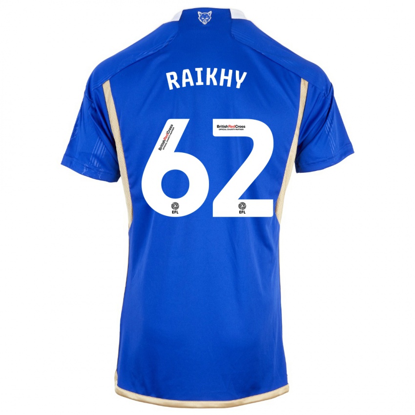 Homem Camisola Arjan Raikhy #62 Azul Real Principal 2023/24 Camisa
