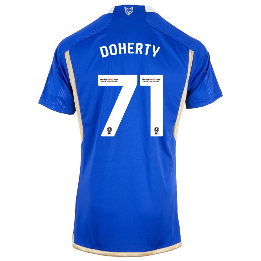 Homem Camisola Arlo Doherty #71 Azul Real Principal 2023/24 Camisa