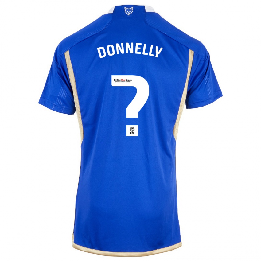 Homem Camisola Ryan Donnelly #0 Azul Real Principal 2023/24 Camisa