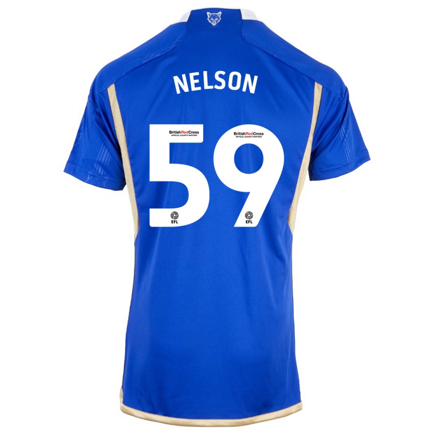 Homem Camisola Ronny Nelson #59 Azul Real Principal 2023/24 Camisa